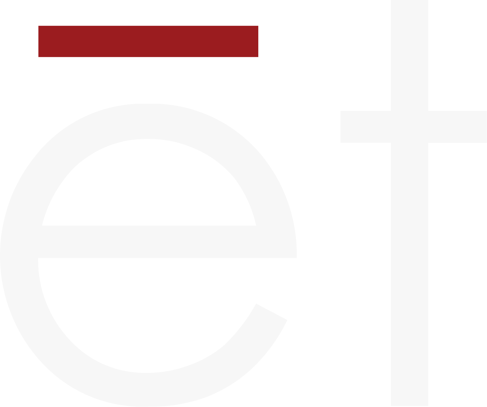 Ethos Watches logo on a dark background (transparent PNG)