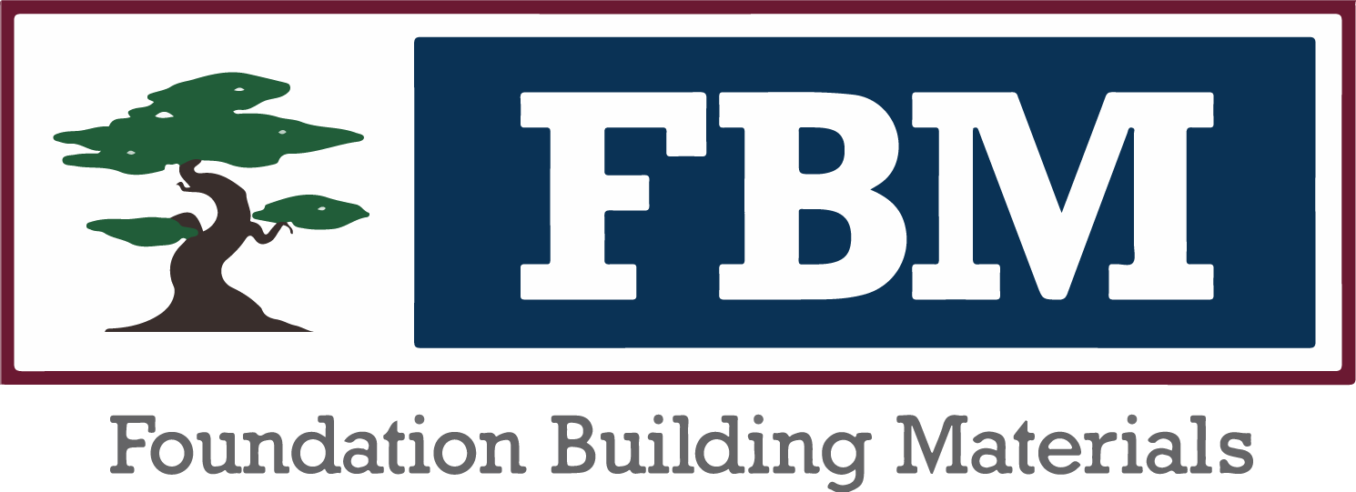 Foundation Building Materials logo in transparent PNG format