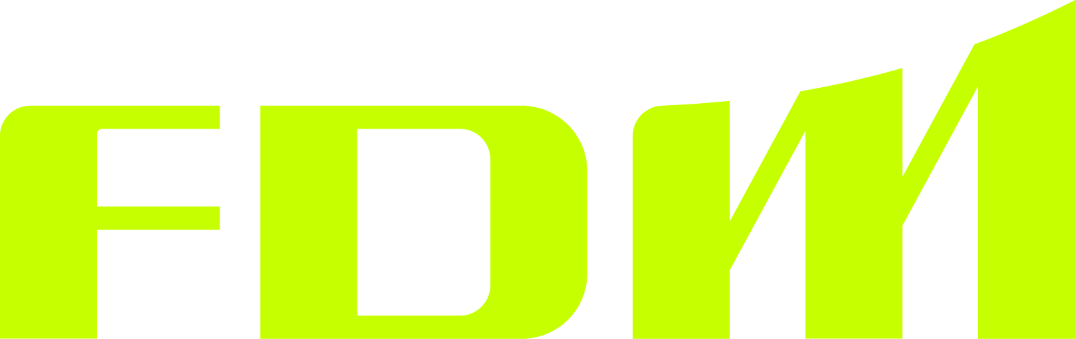 FDM Group logo pour fonds sombres (PNG transparent)