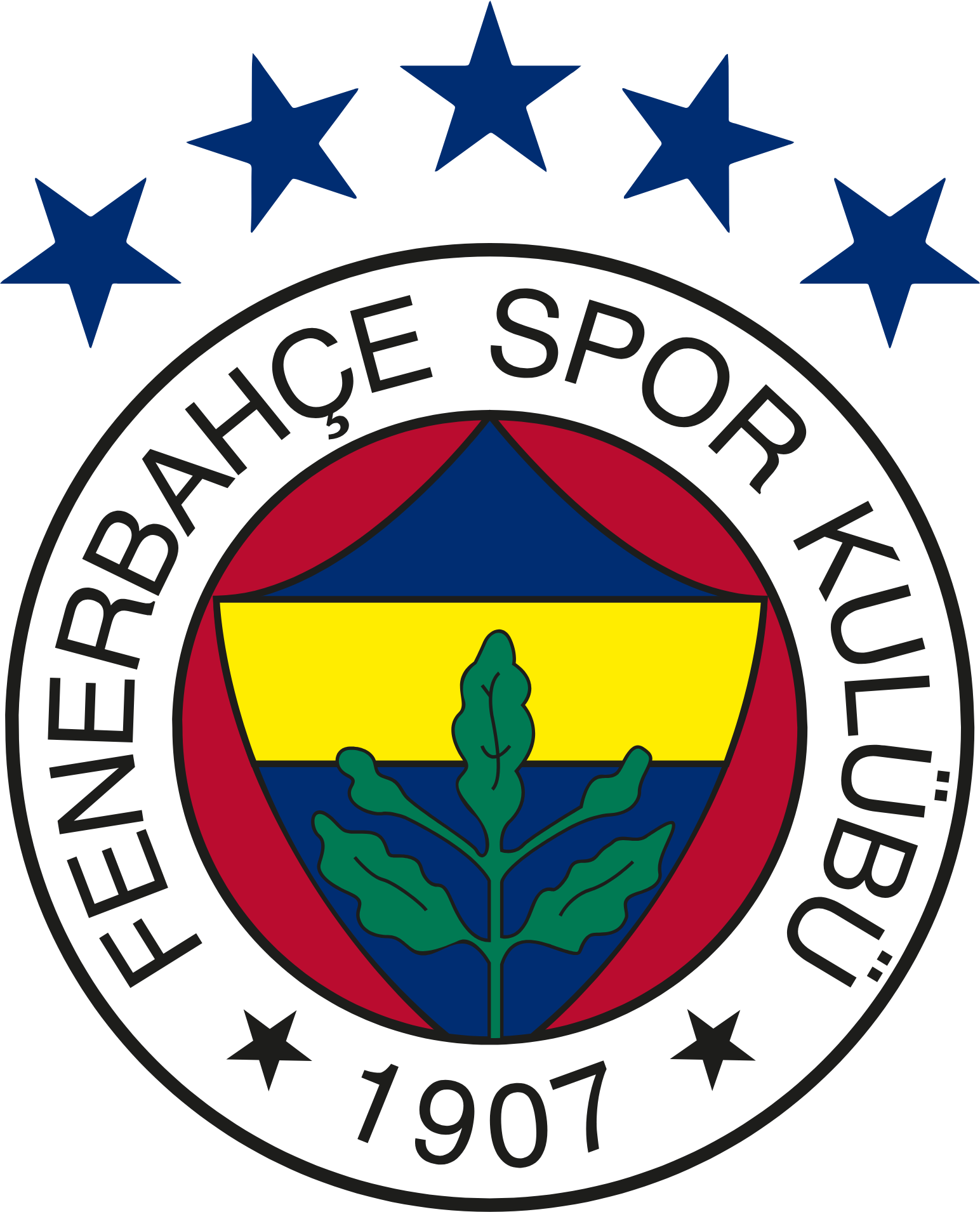 Fenerbahçe Futbol A.S. logo large (transparent PNG)
