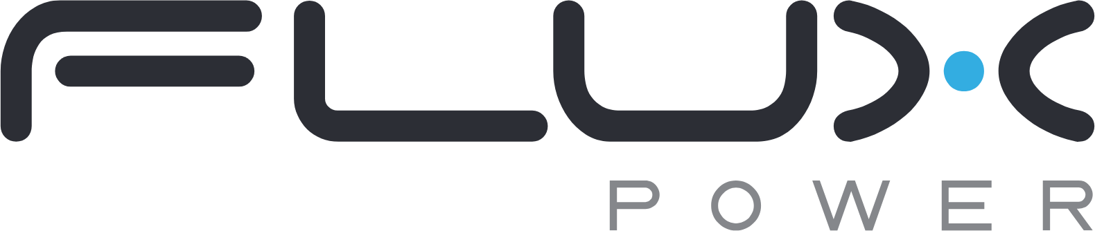 Flux Power logo large (transparent PNG)