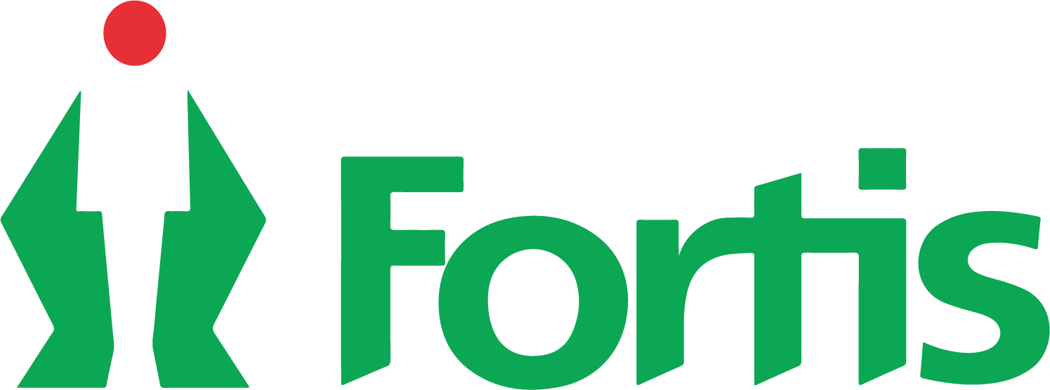 Fortis Healthcare logo in transparent PNG format