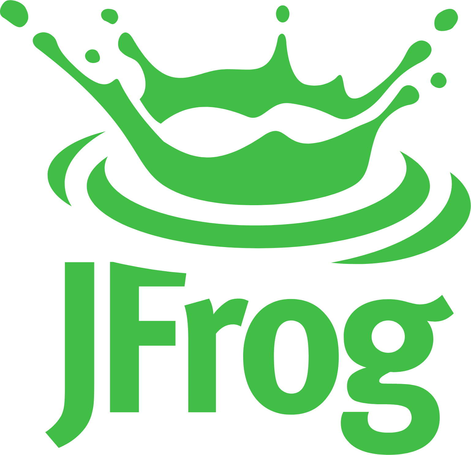Jfrog logo (transparent PNG)