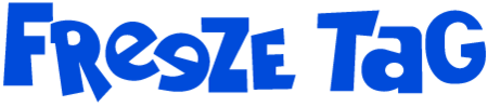 Freeze Tag Logo groß für dunkle Hintergründe (transparentes PNG)