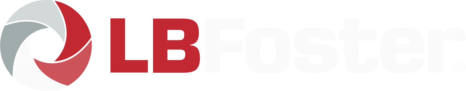 L.B. Foster logo large for dark backgrounds (transparent PNG)