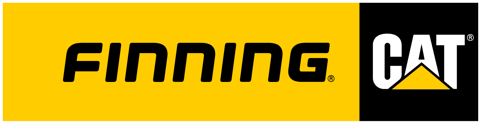 Finning logo fulle size on a dark background (transparent PNG)