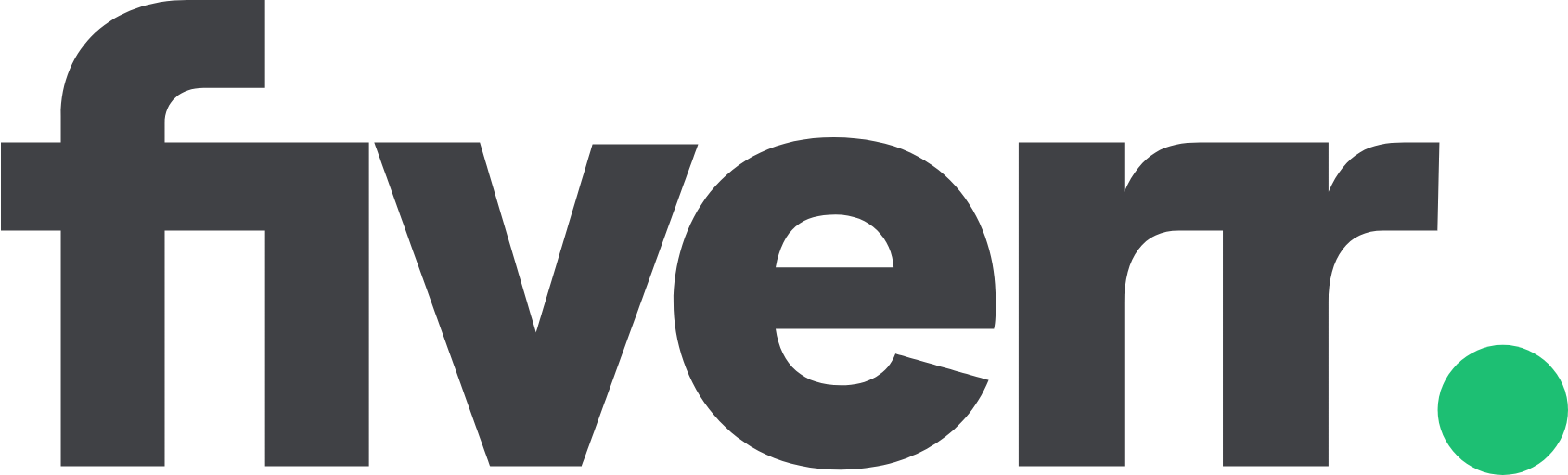 Fiverr logo large (transparent PNG)
