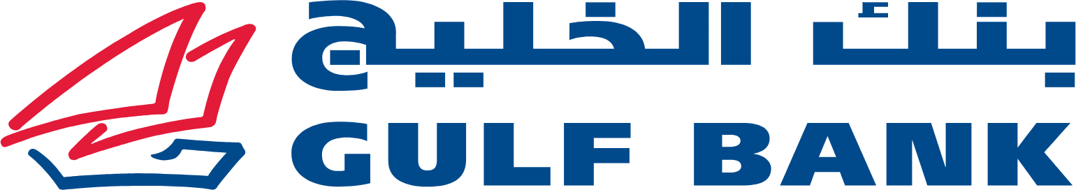 Gulf Bank logo large (transparent PNG)