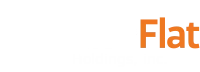 GenFlat Holdings logo fulle size on a dark background (transparent PNG)