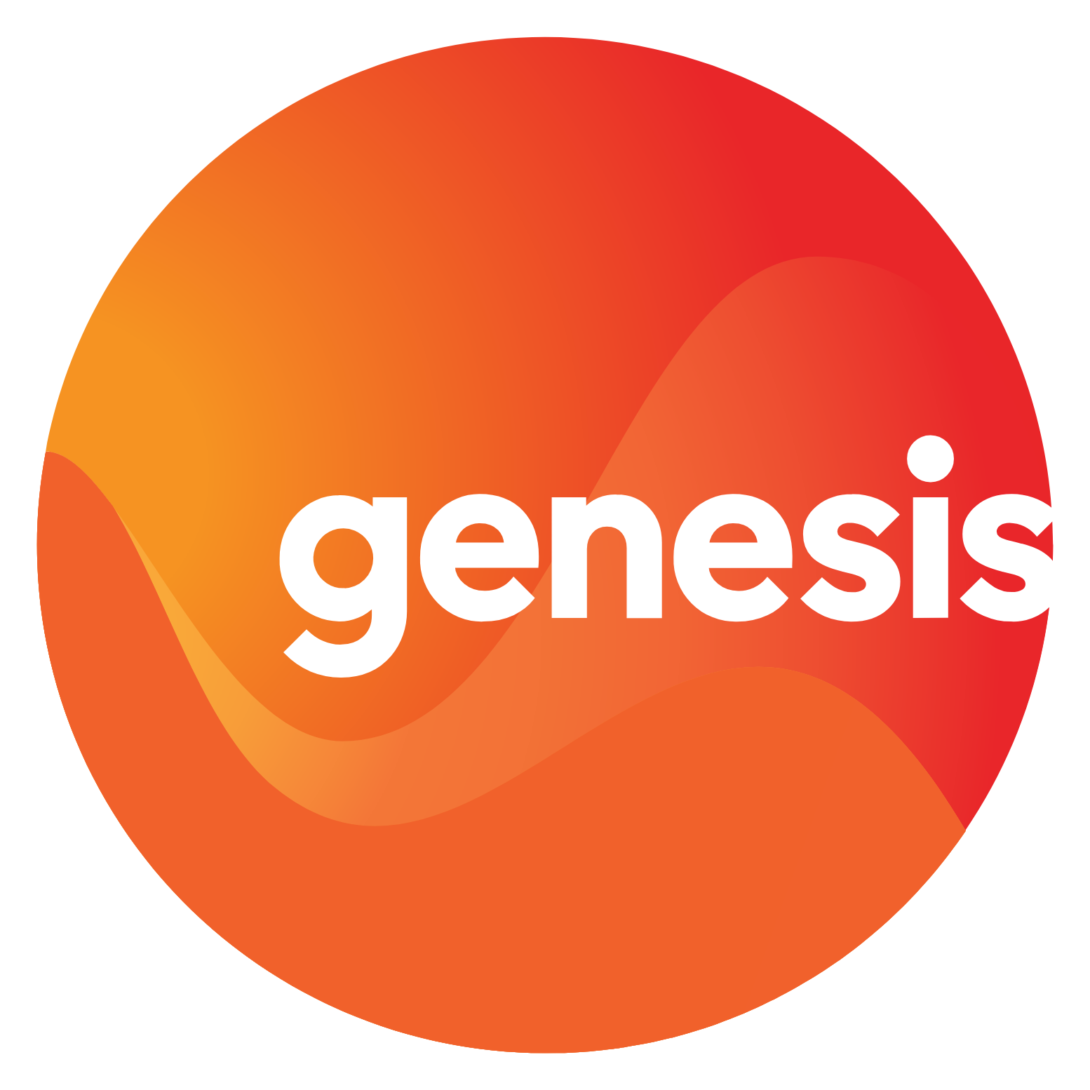 Genesis Energy logo on a dark background (transparent PNG)