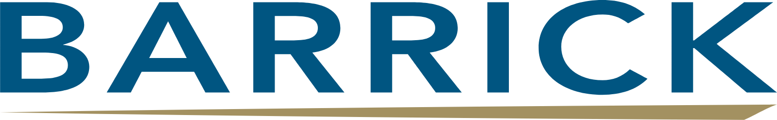 Barrick Gold logo large (transparent PNG)