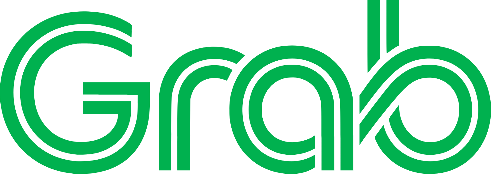 Grab Holdings logo large (transparent PNG)