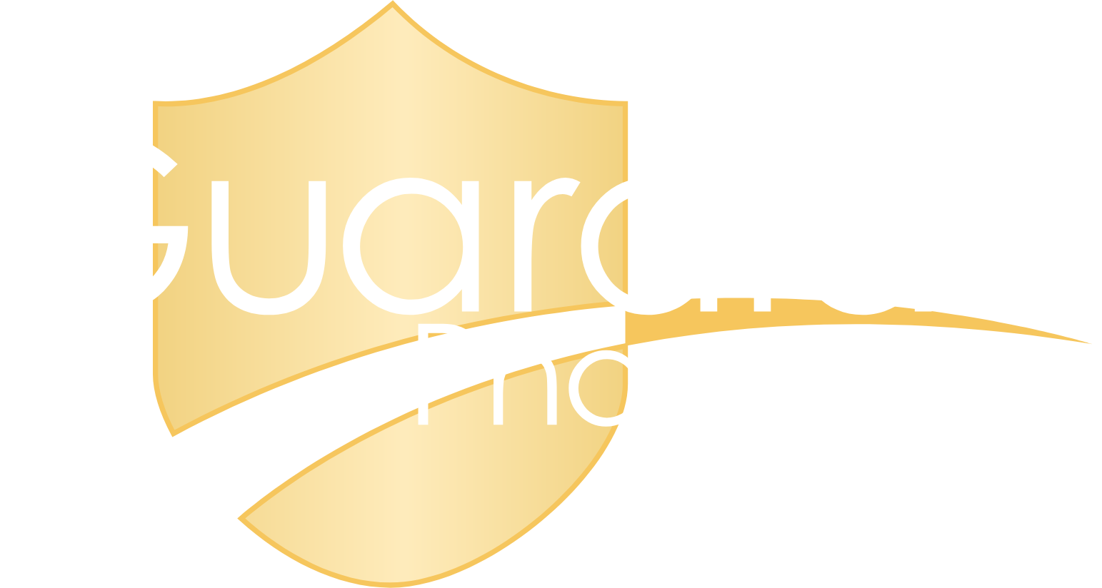 Guardian Pharmacy Services logo grand pour les fonds sombres (PNG transparent)