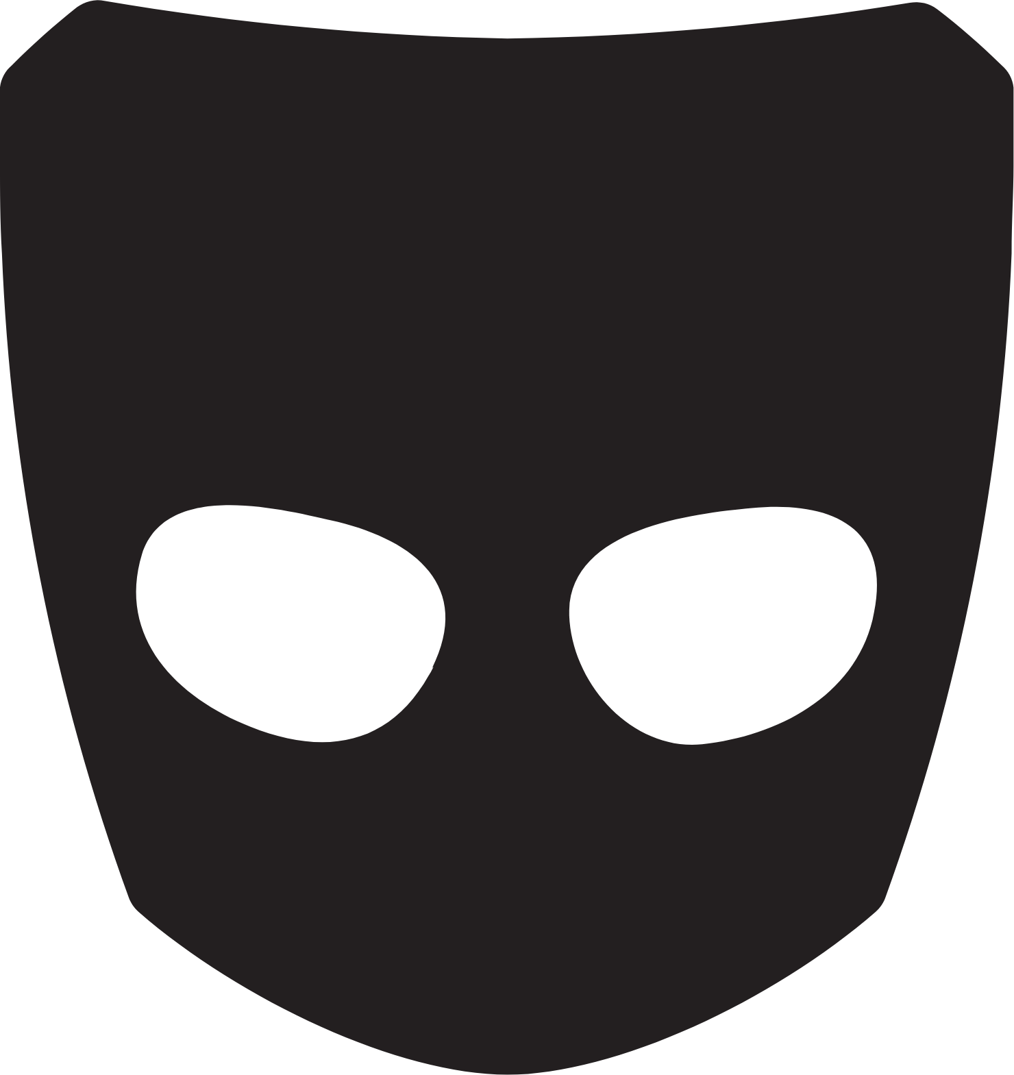 Grindr logo (transparent PNG)