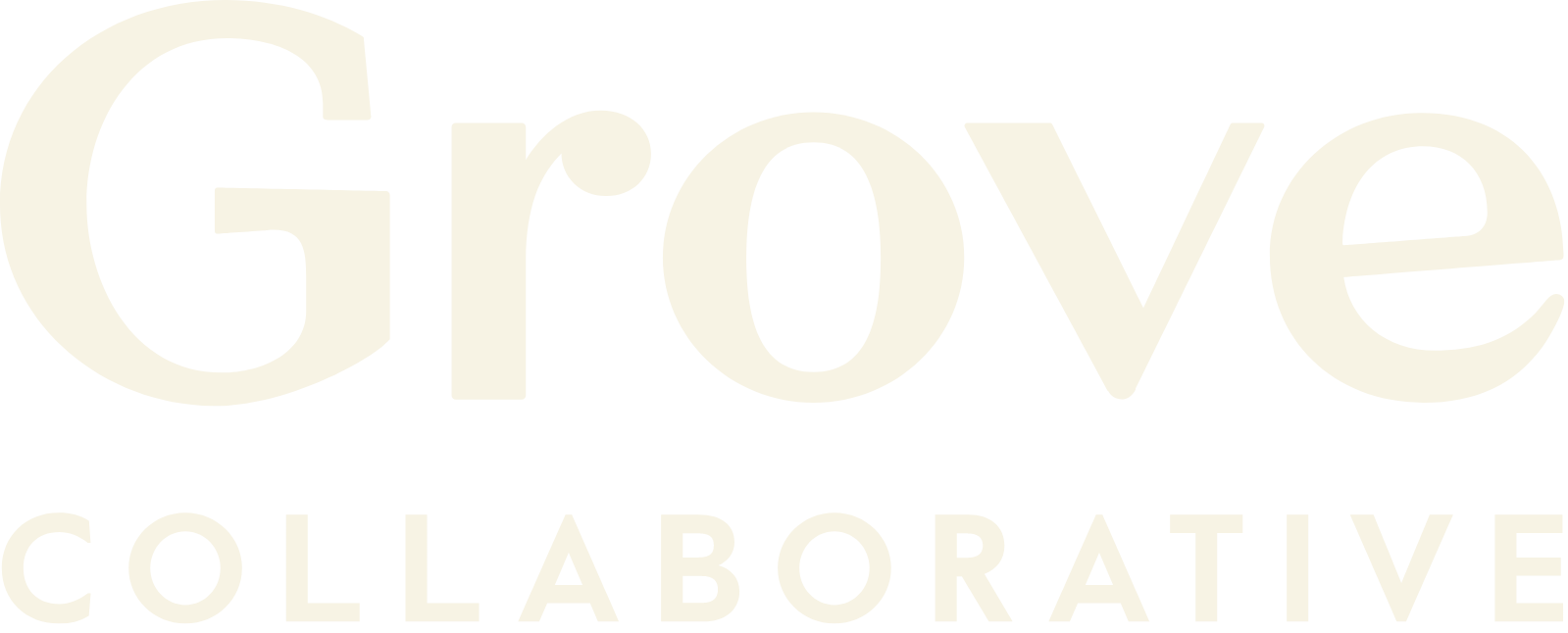 Grove Collaborative logo grand pour les fonds sombres (PNG transparent)