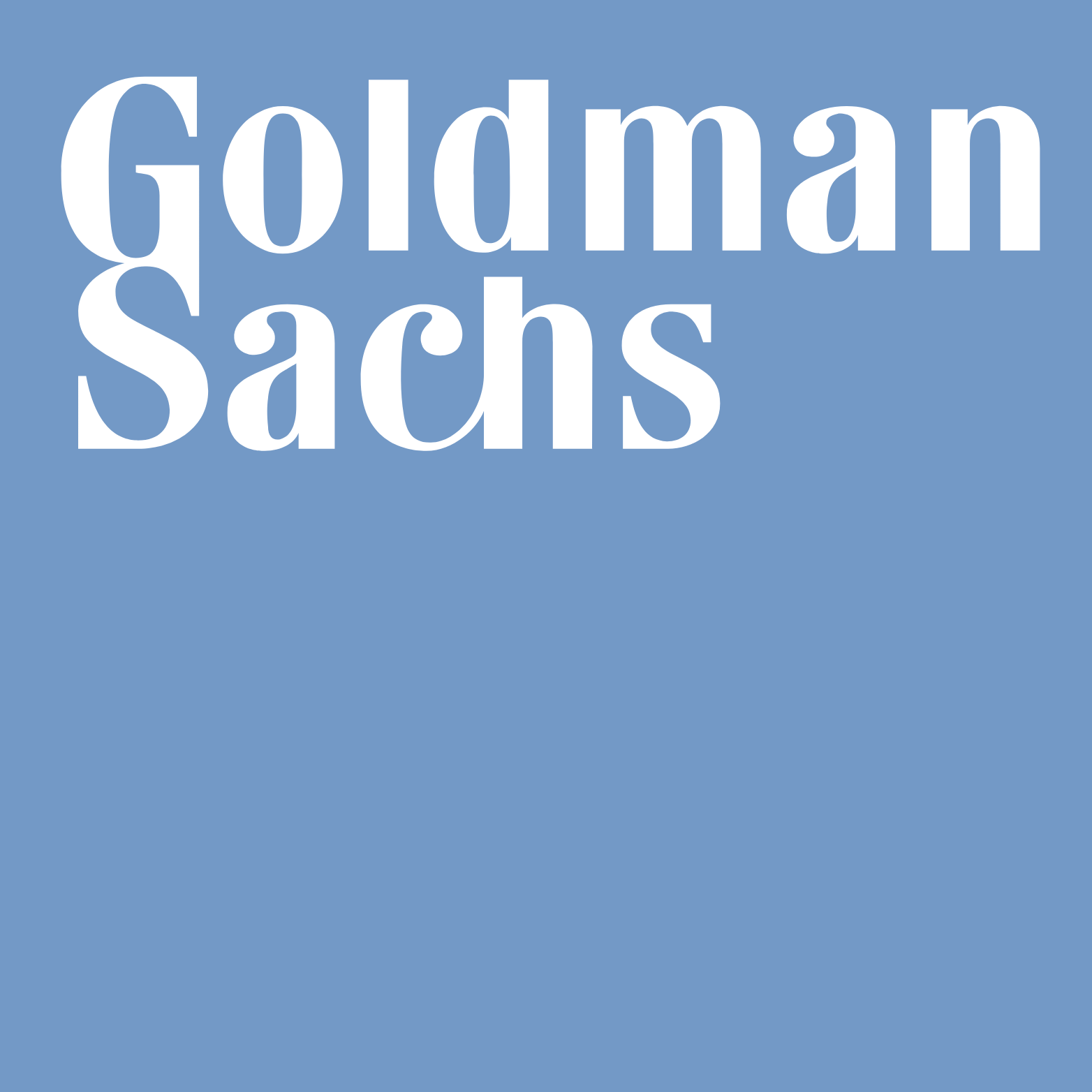 Goldman Sachs logo (transparent PNG)