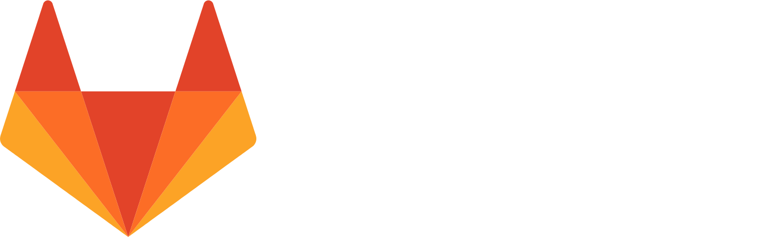 GitLab Logo groß für dunkle Hintergründe (transparentes PNG)