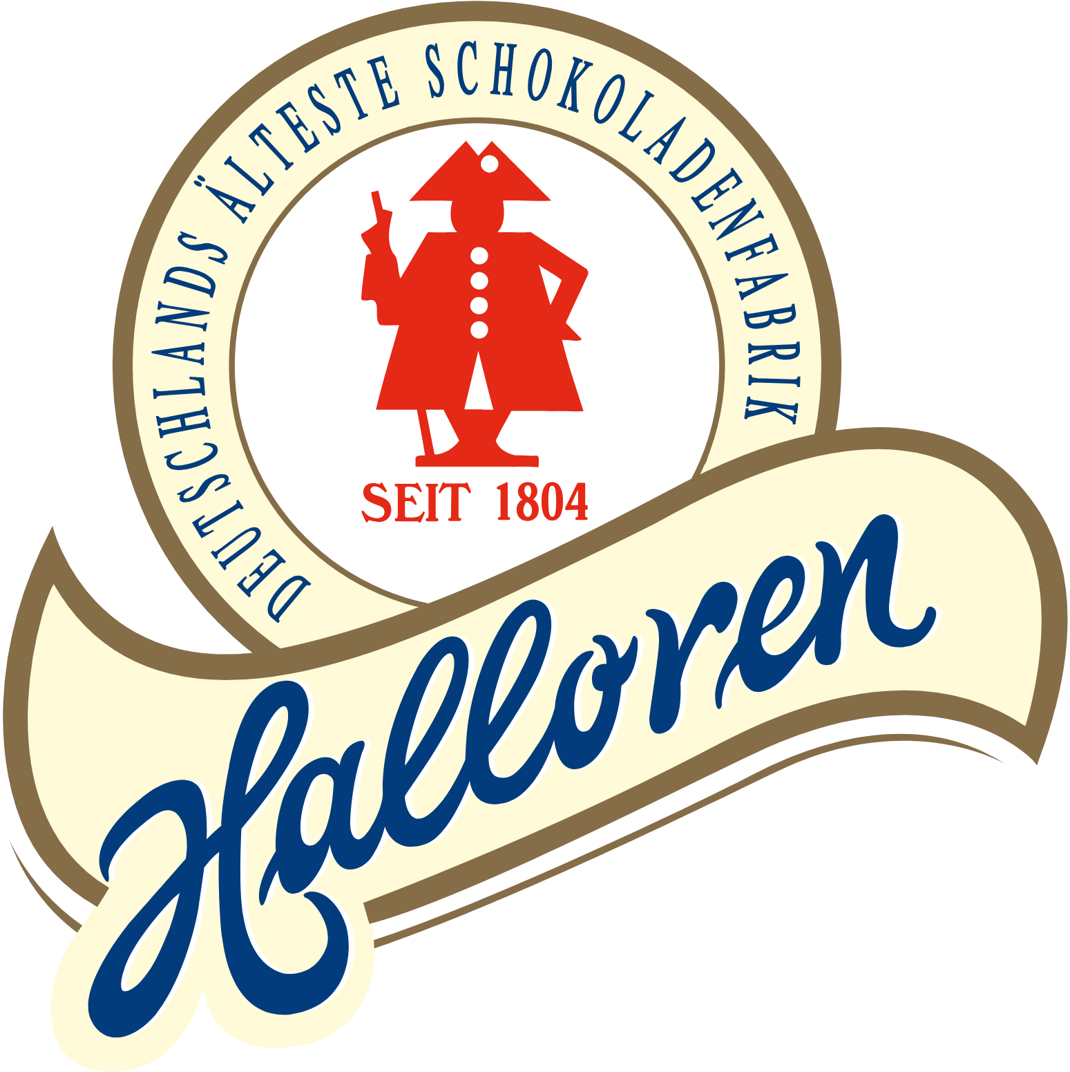 Halloren Schokoladenfabrik logo large (transparent PNG)