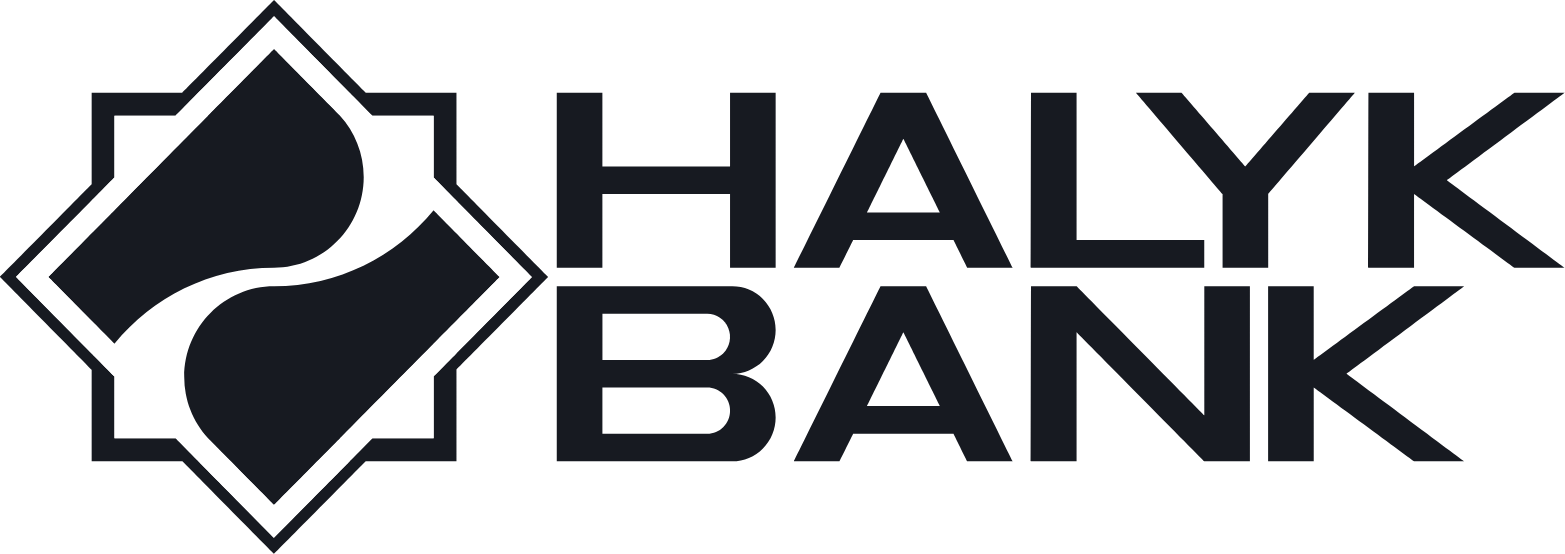 JSC Halyk Bank logo large (transparent PNG)