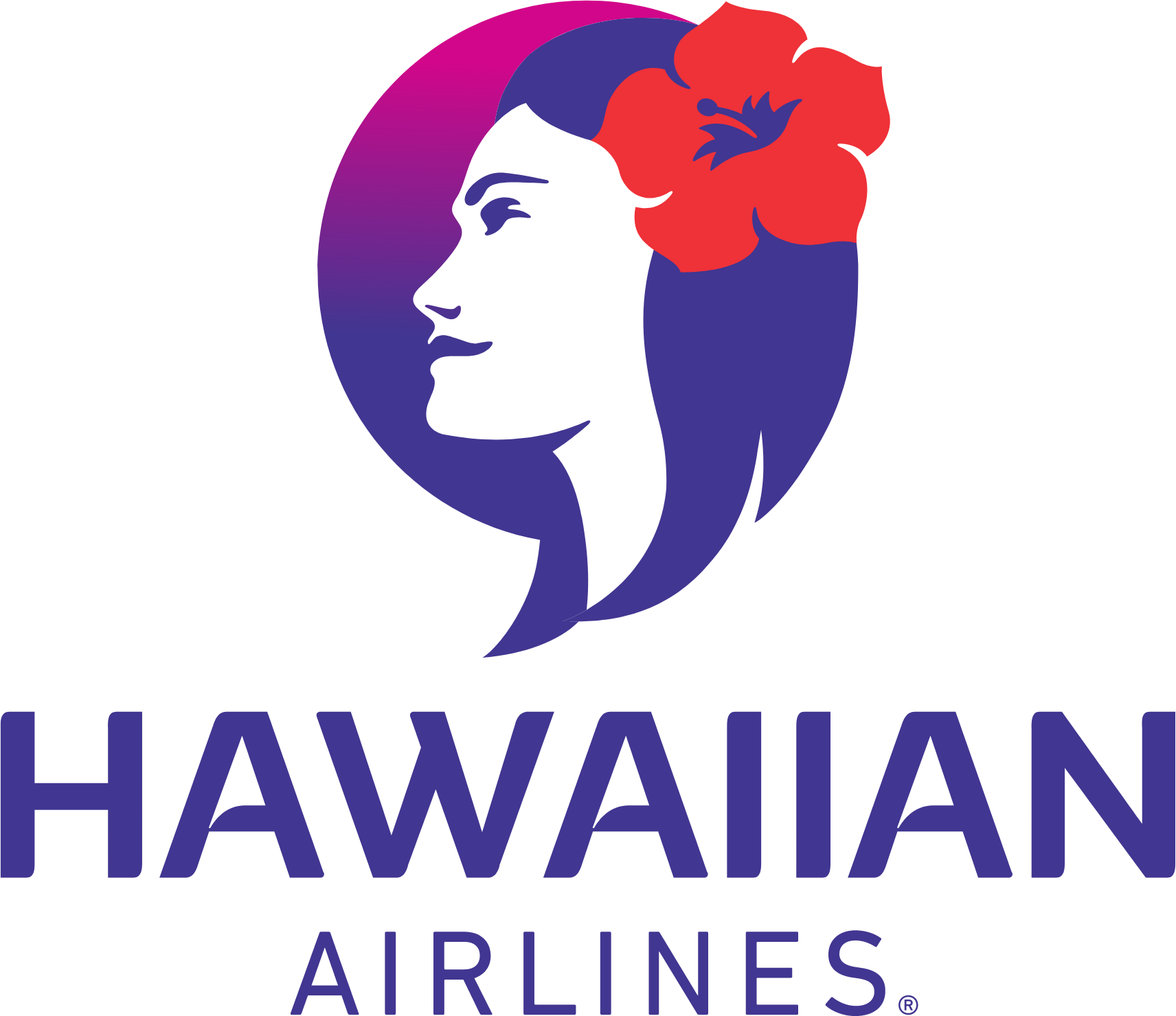 Hawaiian Airlines logo large (transparent PNG)