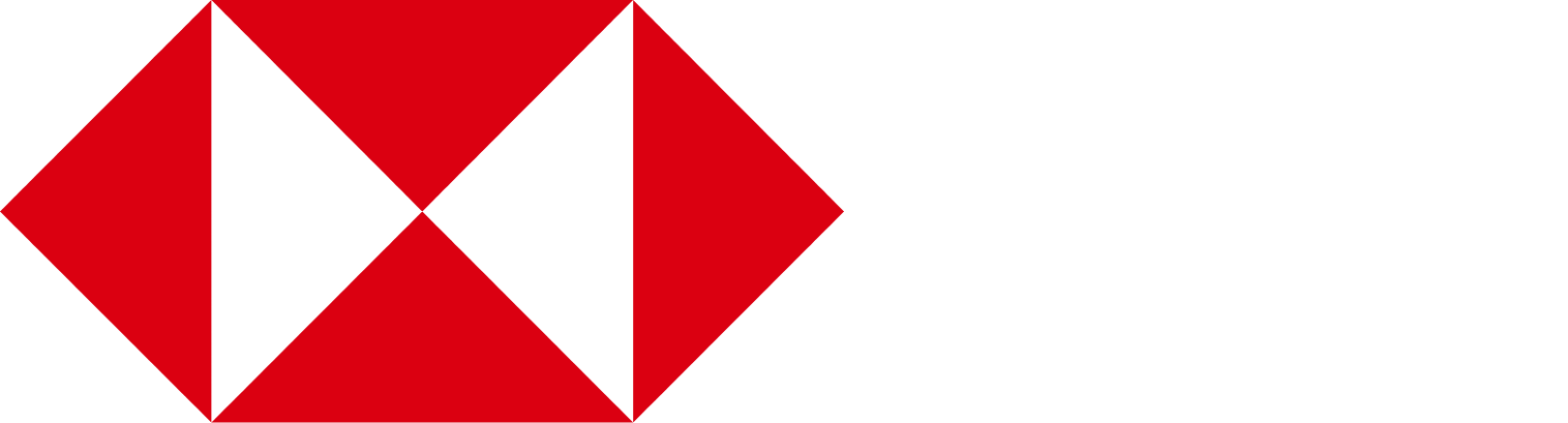 HSBC Oman logo grand pour les fonds sombres (PNG transparent)