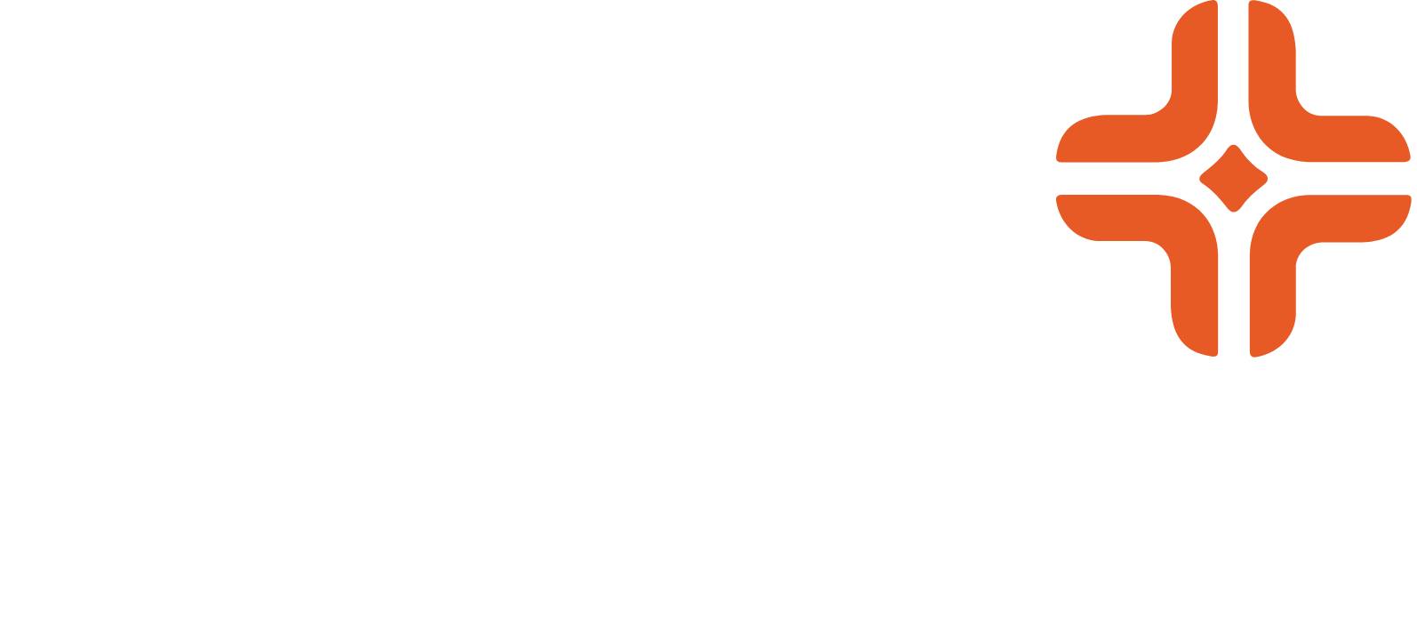 HCA Healthcare Logo groß für dunkle Hintergründe (transparentes PNG)