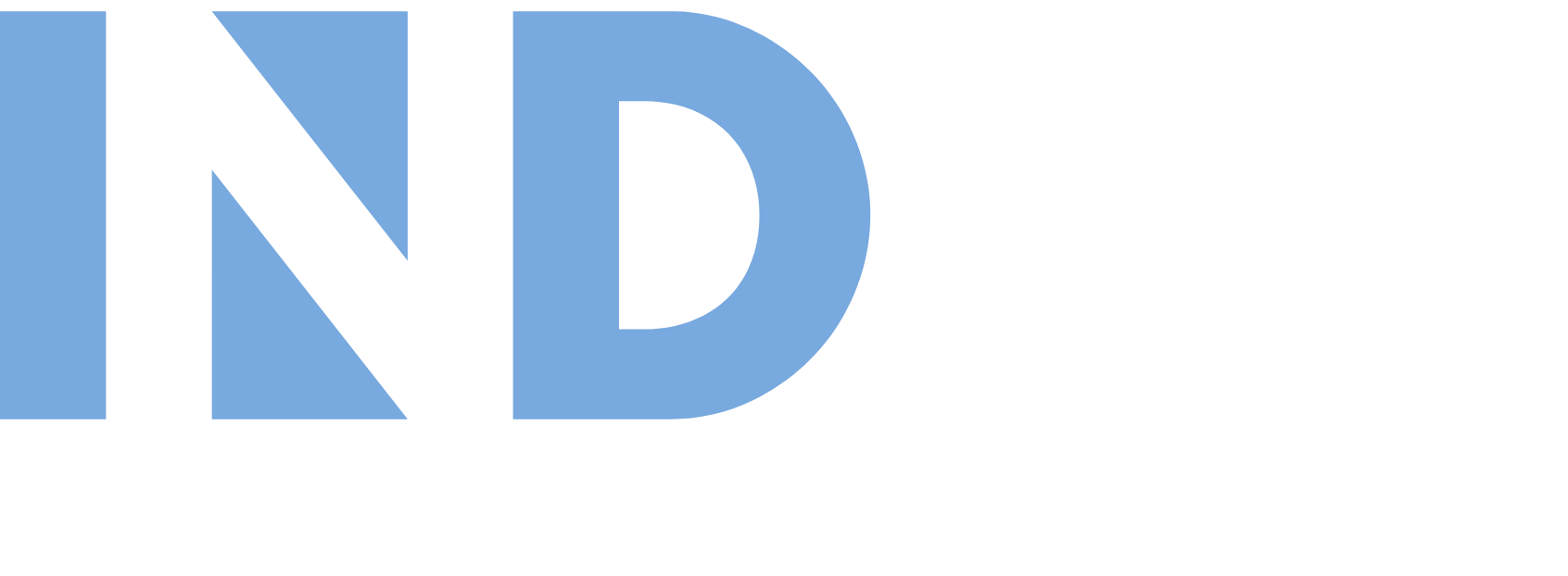 INDUS Realty Trust Logo groß für dunkle Hintergründe (transparentes PNG)