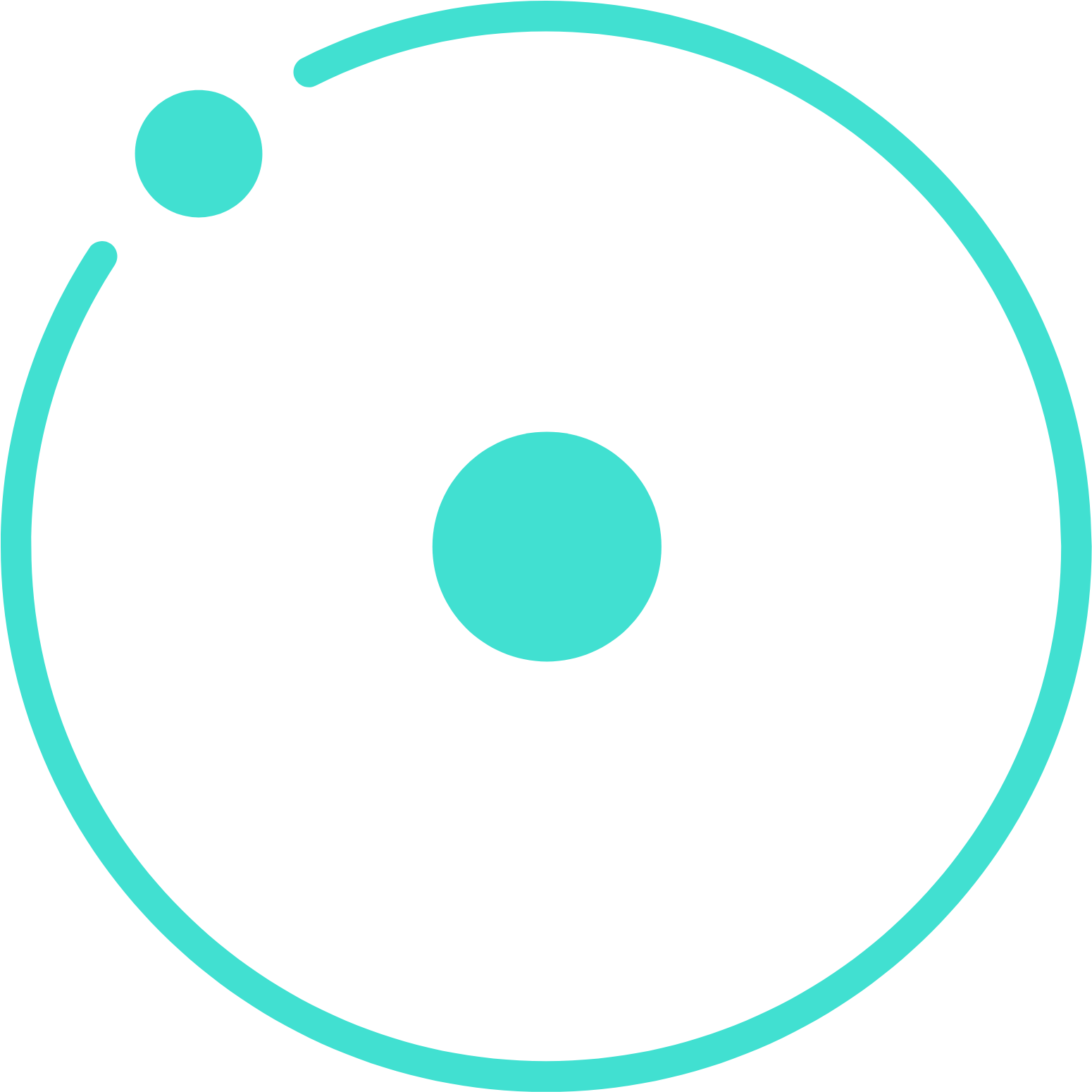 Infleqtion Logo für dunkle Hintergründe (transparentes PNG)