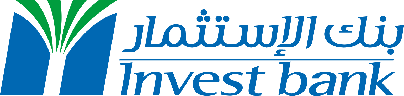 Invest Bank logo large (transparent PNG)