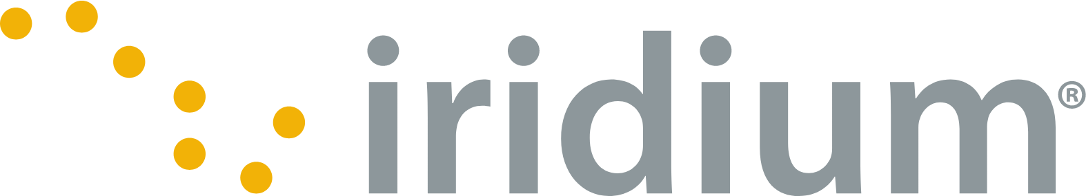Iridium Communications logo large (transparent PNG)