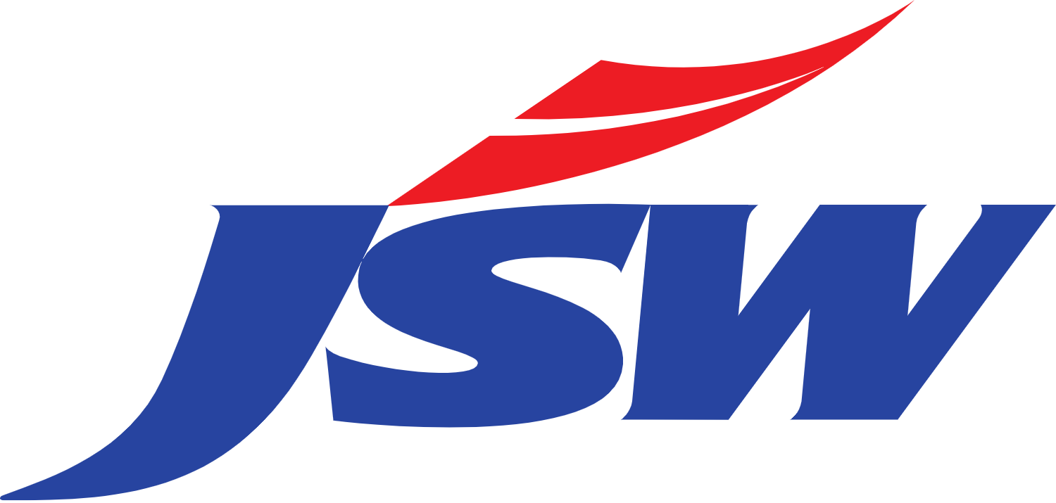 JSW Steel logo in transparent PNG format