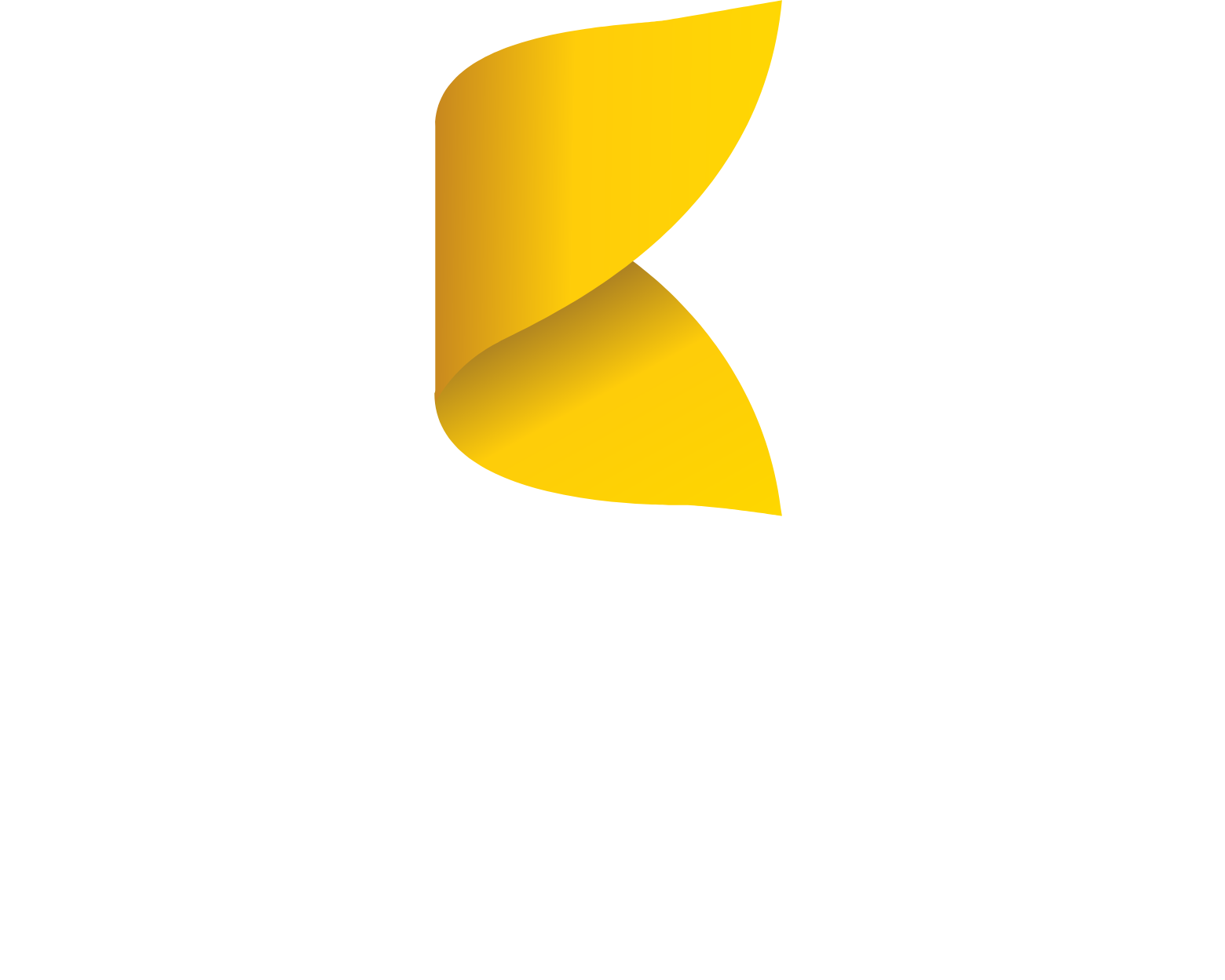 Kalyan Jewellers India Logo groß für dunkle Hintergründe (transparentes PNG)