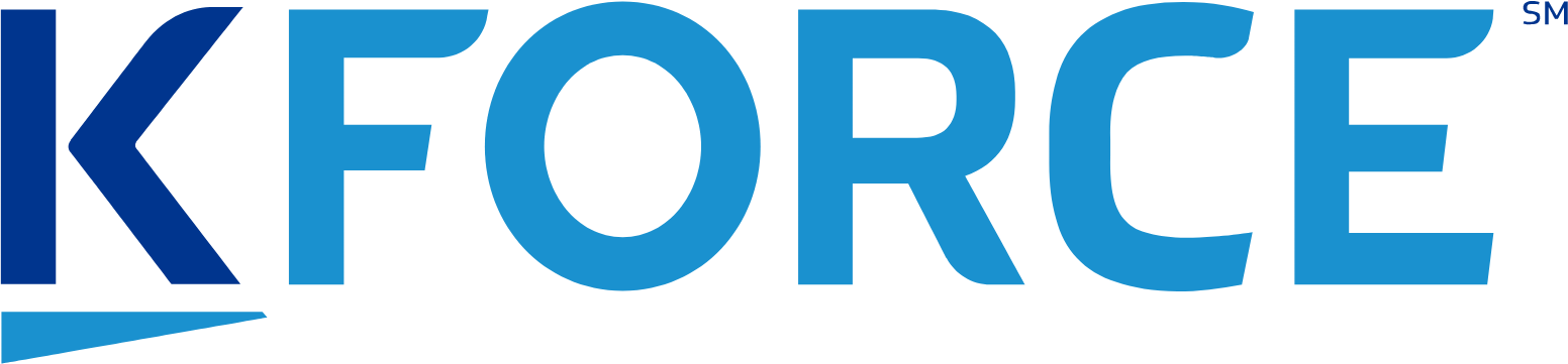 Kforce logo in transparent PNG format