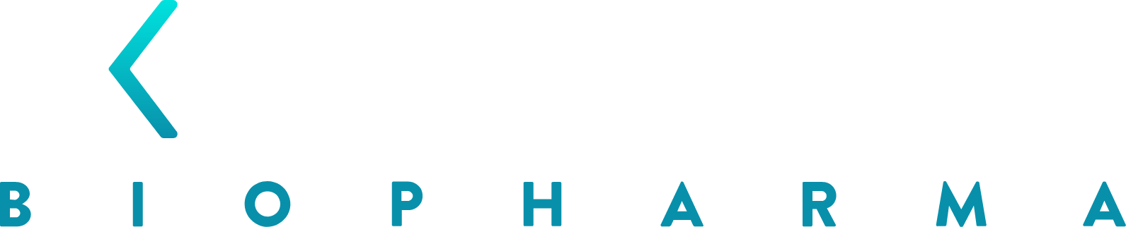 Kinnate Biopharma logo fulle size on a dark background (transparent PNG)