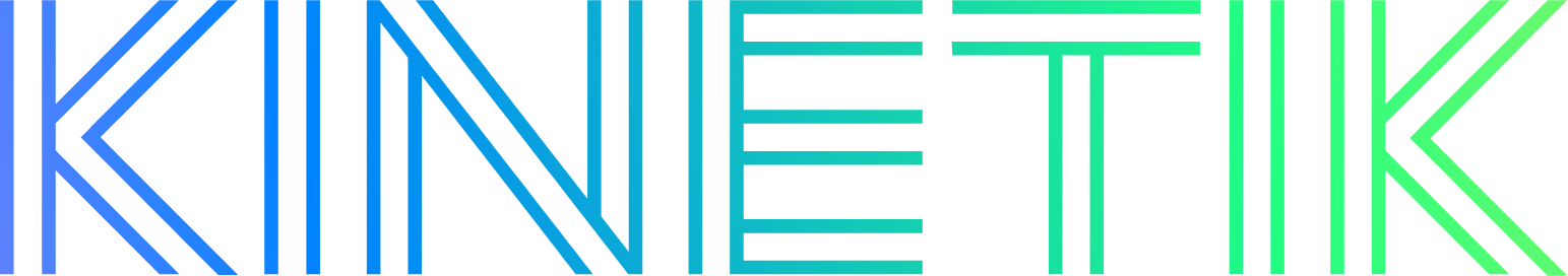 Kinetik logo in transparent PNG format
