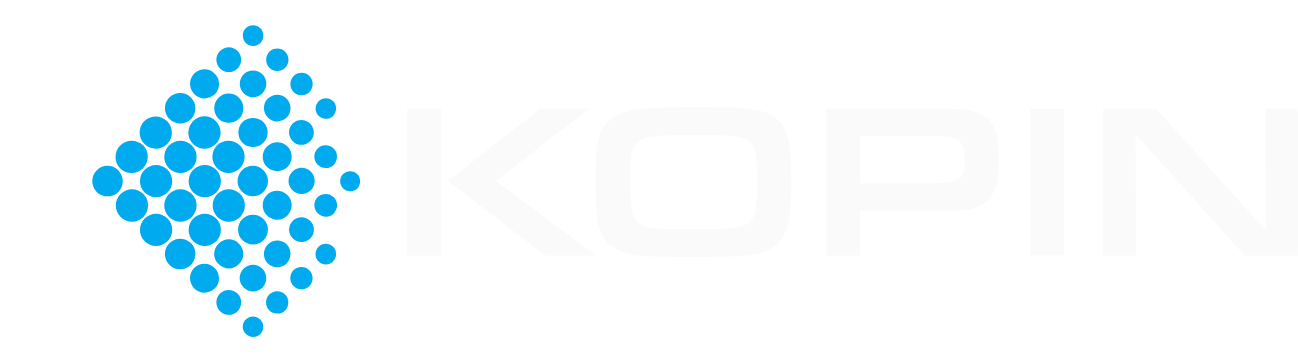 Kopin Corporation
 logo large for dark backgrounds (transparent PNG)