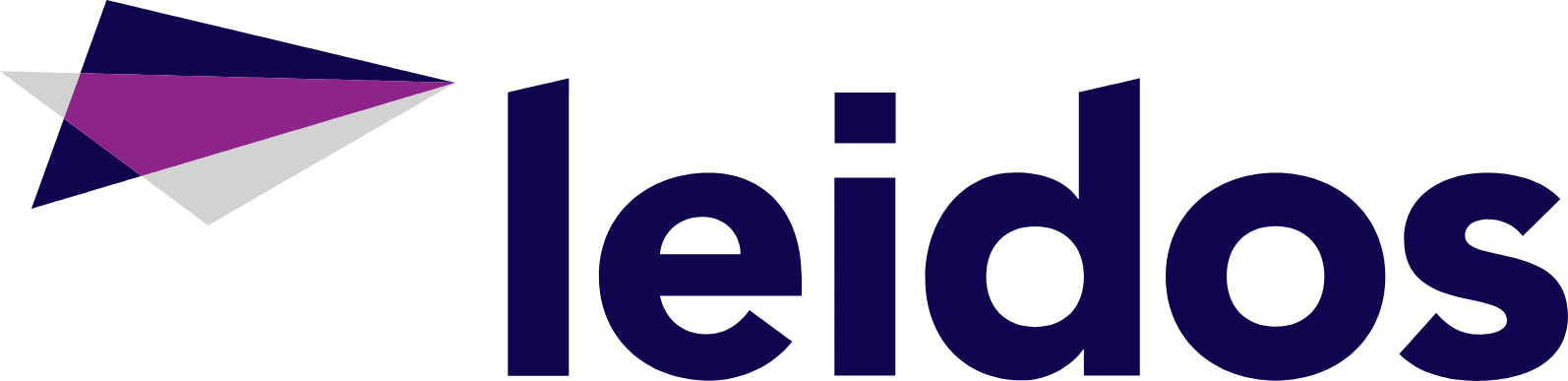 Leidos logo large (transparent PNG)