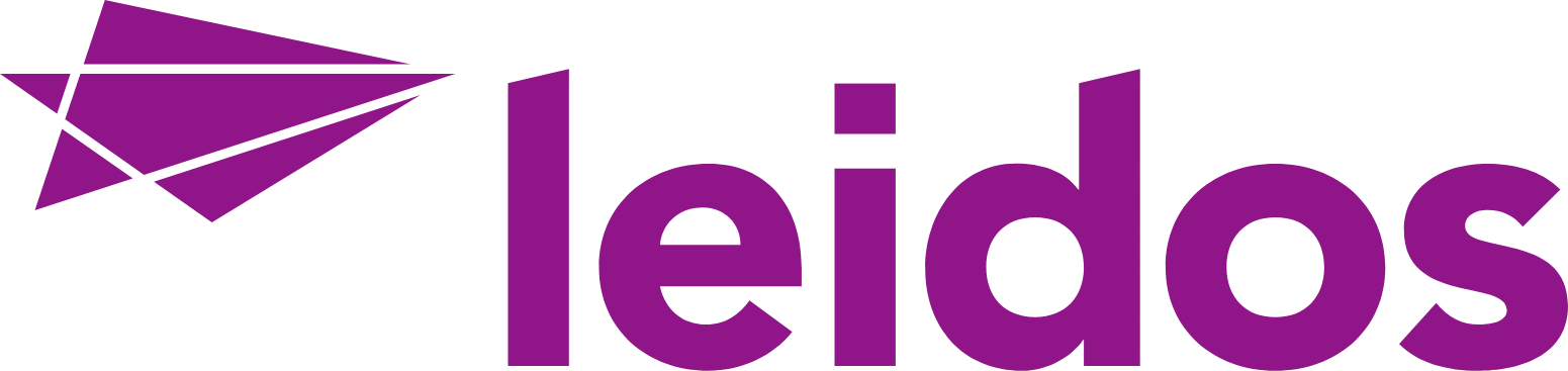 Leidos logo large (transparent PNG)