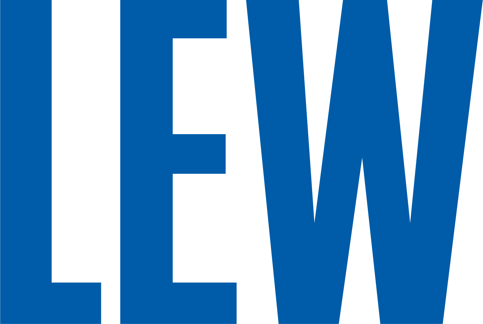 LEW (Lechwerke) logo (transparent PNG)