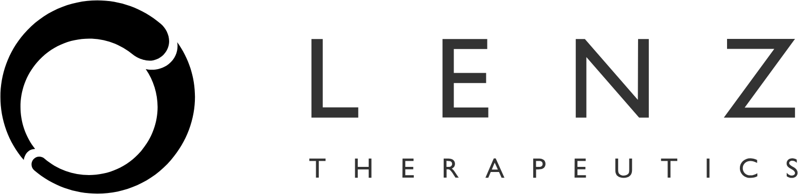 LENZ Therapeutics logo in transparent PNG and vectorized SVG formats