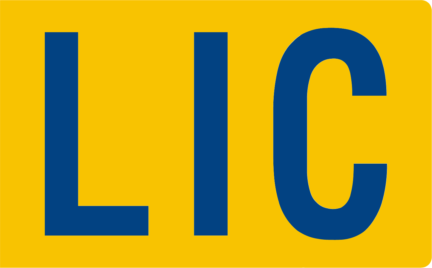 Life Insurance Corporation of India (LIC) logo (transparent PNG)