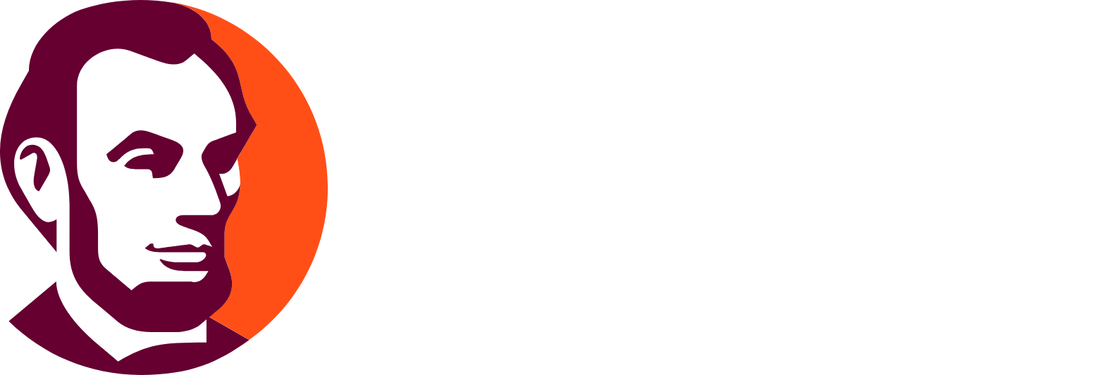 Lincoln National Corporation logo fulle size on a dark background (transparent PNG)
