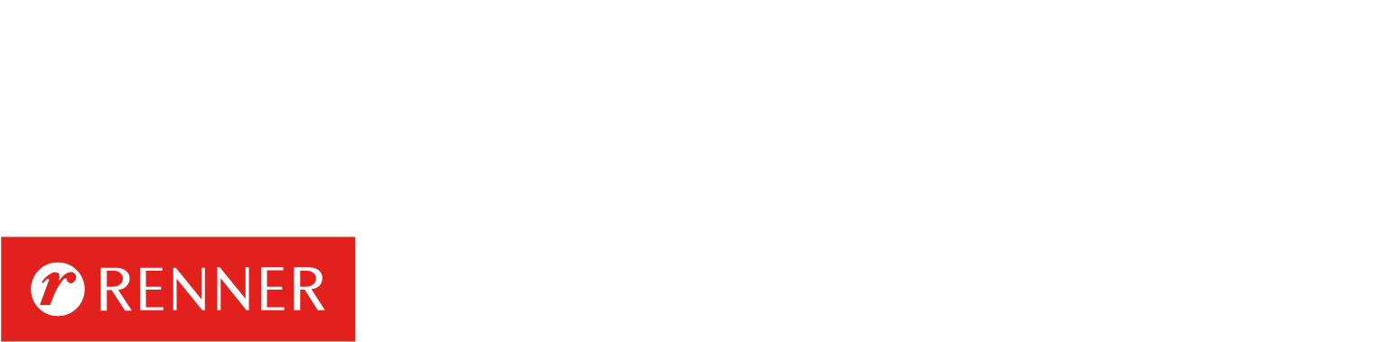 Lojas Renner logo large for dark backgrounds (transparent PNG)