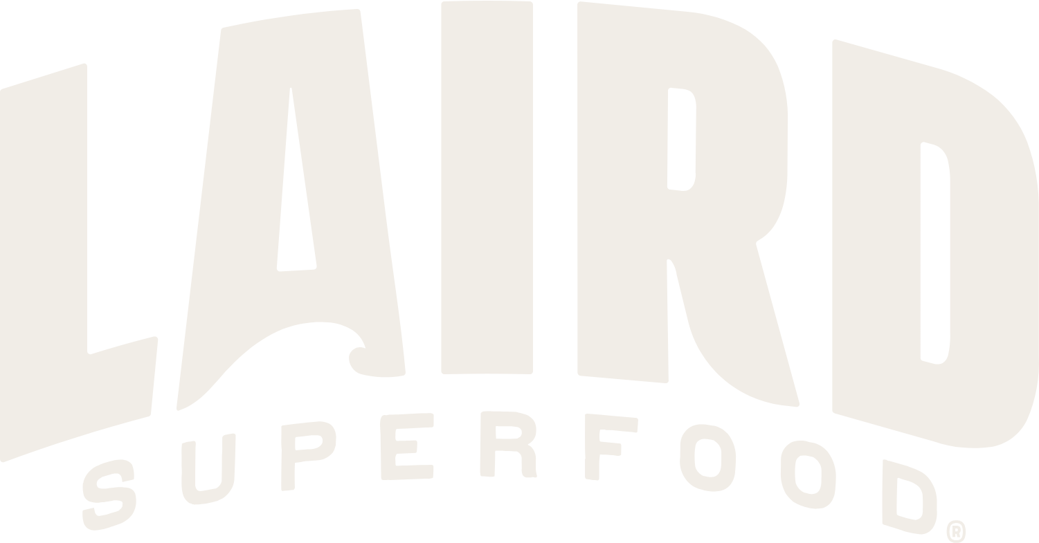 Laird Superfood logo pour fonds sombres (PNG transparent)