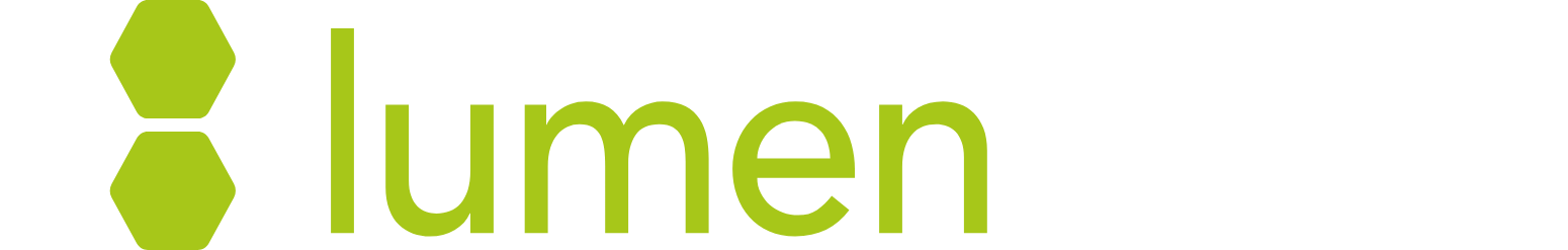 LumenRadio logo fulle size on a dark background (transparent PNG)