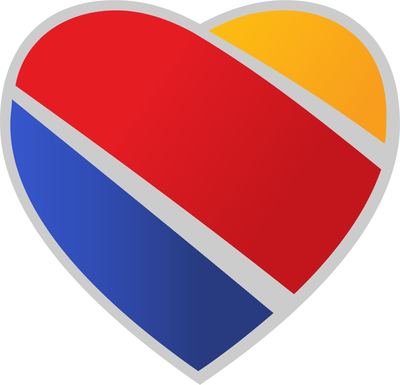 Southwest Airlines logo (transparent PNG)