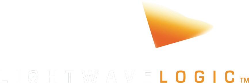 Lightwave Logic logo large for dark backgrounds (transparent PNG)