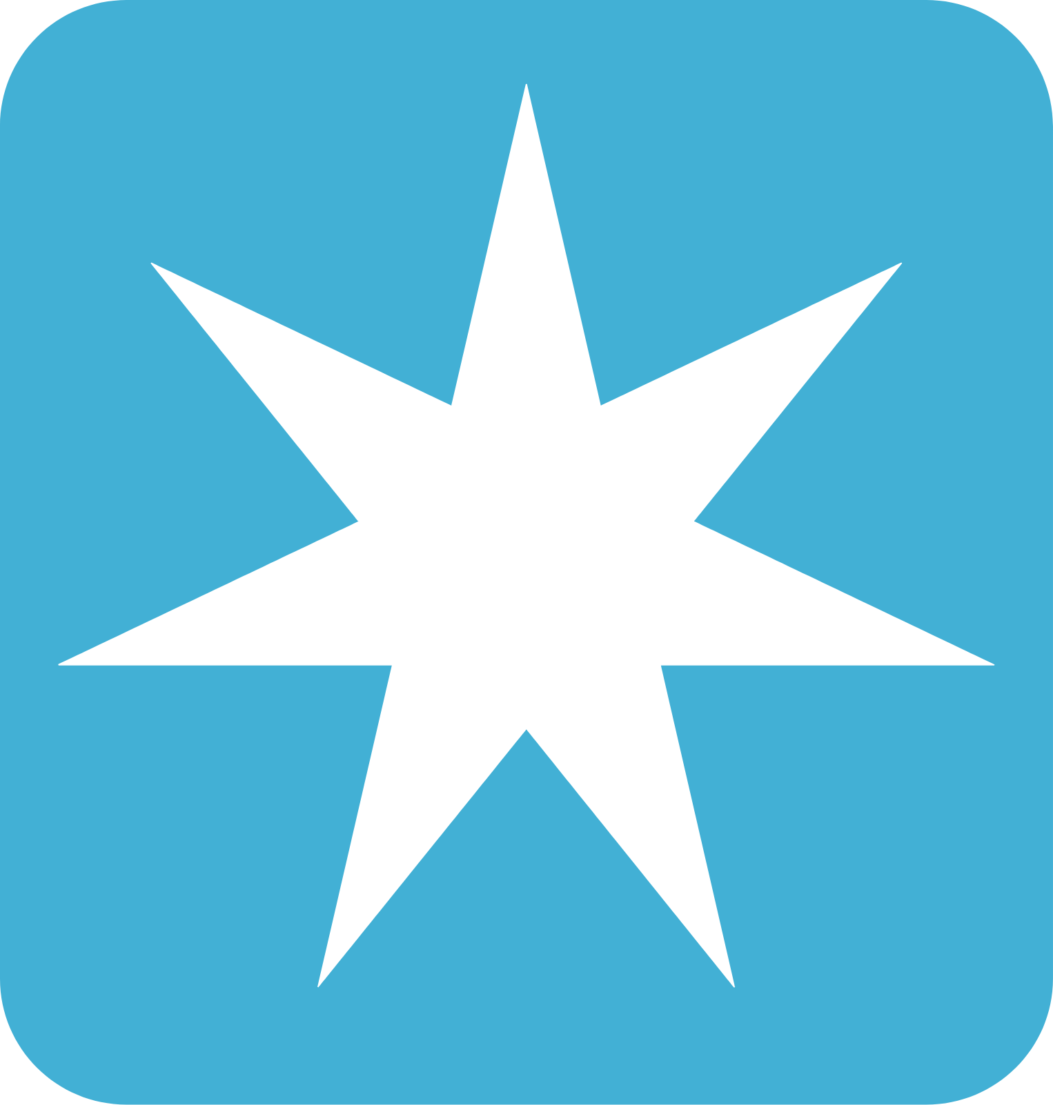 Maersk logo (PNG transparent)