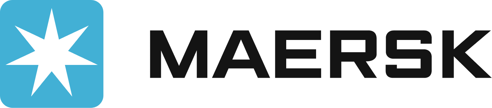 Maersk logo large (transparent PNG)