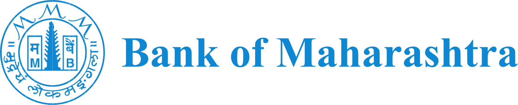 Bank of Maharashtra logo in transparent PNG format